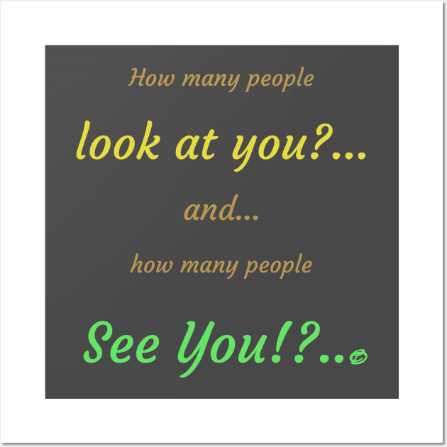 Look and see you Wall Art by Cavaleyn Designs